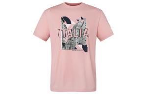 Футболка мужская с круглым вырезом, умеренный прямой крой Kappa, elegant розовый