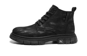 HLA Ботинки Martin мужские, черно-серые
