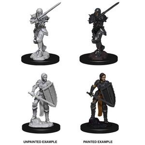 Фигурки D&D Nolzur’S Marvelous Unpainted Miniatures (W9): Female Human Fighter WizKids