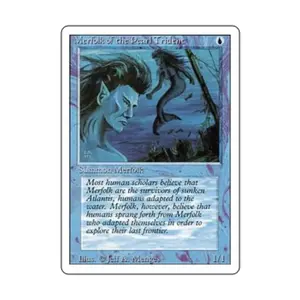 CCG Мерфолк Жемчужного Трезубца (клавиша C), MTG - 3rd Edition (Revised)