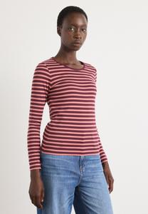 Топ GANT SLIM STRIPED , Plum Wine/Pink