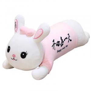 Плюшевая игрушка кролик 60см/80см/100см/130см высота Barbne, розовый