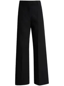 Брюки Crepe Couture строгого кроя VALENTINO GARAVANI, черный