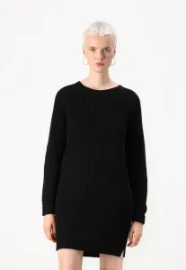 Платье-Свитер nmsiesta с круглым вырезом Noisy May, Black