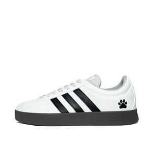 Adidas Neo Кроссовки для скейтбординга VL Court 2.0 Lifestyle White Cat, легкие, низкие, унисекс, черно-белые