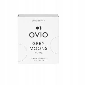 Ежемесячные гидрогелевые контактные линзы Ovio графитового серого цвета Inna marka