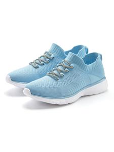 Кроссовки на шнуровке LASCANA, светло-синий