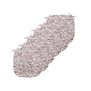 ABAKUHAUS Современные подушки для обеденного стула, популярные модные слова, декоративная водонепроницаемая подушка с ремнями для кухонных сидений, 40 см x 40 см — упаковка из 6 шт., черный, белый, красный