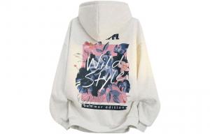 Толстовка Unisex Hooded Moderate Heavyweight ZIAREL, белый heather серый