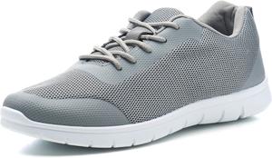 Мужские кроссовки Alpine Swiss Bolt с сеткой, легкие повседневные теннисные туфли на шнуровке, серый