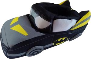 Детские тапочки DC Comics с изображением Бэтмена и Бэтмобиля, черный/желтый