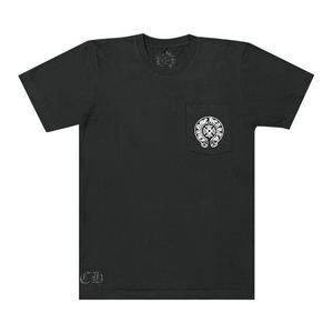 Футболка Chrome Hearts Beijing Exclusive Horseshoe Logo Pocket T-Shirt, Black