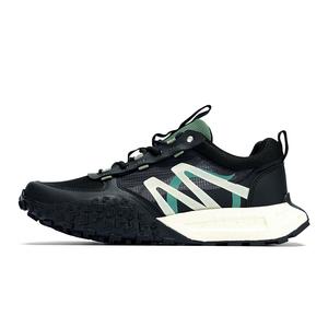 Амортизирующие легкие дышащие низкие повседневные кроссовки Unisex Tectop, черный/зеленый