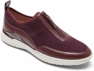 Женские слипоны Rockport Total Motion Sport с молнией, темно-красный