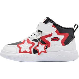 Детская повседневная обувь для дошкольников QIAODAN, белый/красный