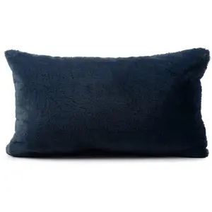 Декоративная подушка Uni Flauschkissen LaPit Gözze, Petrol + unifarben