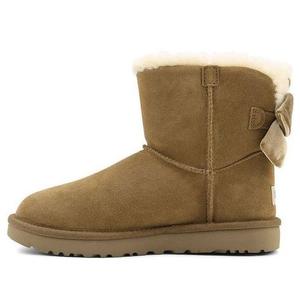 Ботинки зимние UGG WMNS Mini Bailey Bow Velvet Ribbon 2.0, коричневый