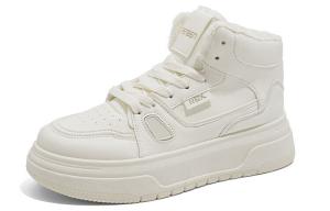 Кеды, скейтборд обувь женская высокая бежевая Renben