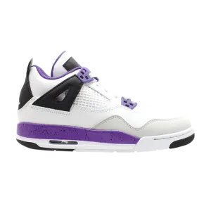 Кроссовки Air Jordan 4 Retro GS 'Ultraviolet', белый
