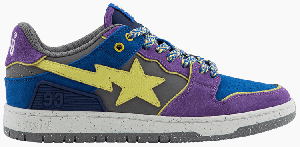 Кроссовки BAPE Sk8 Sta #1, фиолетовый