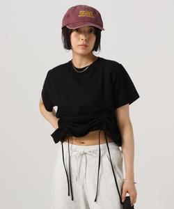 Футболка с коротким рукавом и присборенной талией Bayflow, цвет Black 19