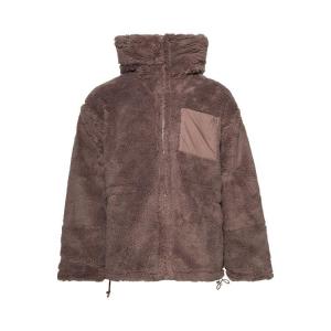 Топ BLUEMARBLE Faux Shearling Anorak, Dusty Grape
