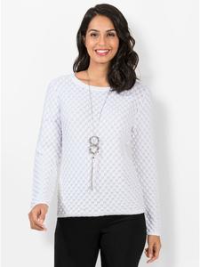 Белый вязаный свитер WITT WEIDEN