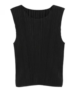 Топ без рукавов Issey Miyake, черный