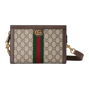 Ophidia GG Supreme Canvas Mini Crossbody Clutch Women's Beige And Ebony GUCCI