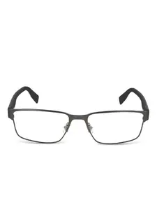 Очки в прямоугольной оправе Lacoste, серый