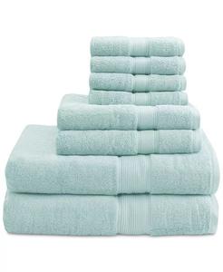 Набор банных полотенец Madison Park Signature из длинноволокнистого хлопка, 8 шт, зеленый