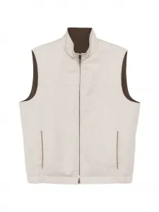 Жилет на молнии Canali, бежевый