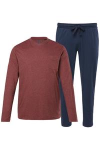 Длинная пижама JP1880, Navy