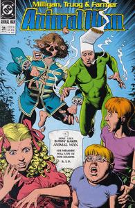 Animal Man Vol.1 No. 31 by Peter Milligan 1990 (DC)