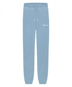 Светло-Голубые фирменные спортивные штаны FlãNeur, синий