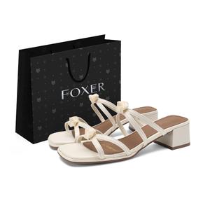 Тапочки-слайды женские с противоскользящей подошвой FOXER, Black