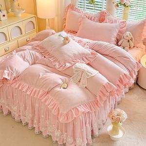 FUANNA Комплект постельного белья 3 предмета, простыня на резинке 150x200 см