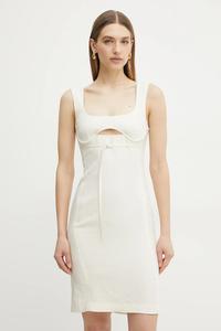 Платье с добавлением льна Patrizia Pepe, бежевый