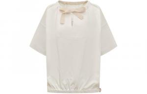 Bow detail Cotton Blouse JIL SANDER, белый