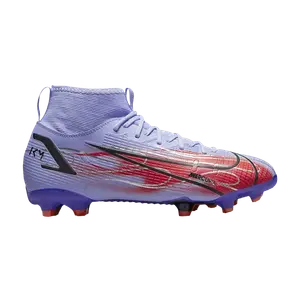 Кроссовки Nike Kylian Mbappé x Mercurial Superfly 8 Academy MG GS, фиолетовый
