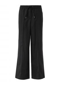 s.Oliver Широкие брюки в черном цвете
