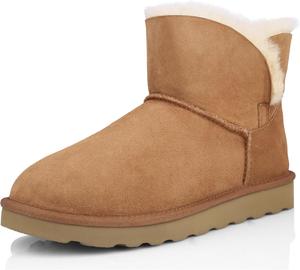 Зимние сапоги WaySoft из натуральной австралийской овчины для женщин, классические водоотталкивающие шерстяные сапоги, Chestnut
