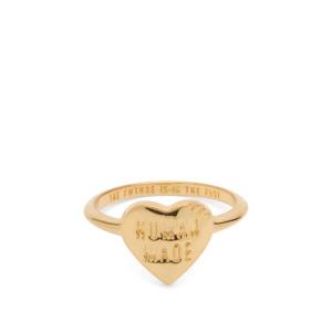 Human Made Серебряное кольцо в форме сердца