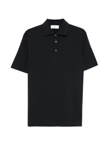 Рубашка-поло на пуговицах Lardini, синий