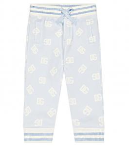 Хлопковые спортивные штаны baby dg Dolce&Gabbana Kids, мультиколор