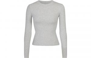 SKIMS Женская футболка, Серый