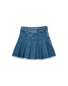 Юбка WE Fashion, синий деним