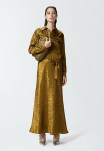 Платье макси COLZANI Pinko, золотой