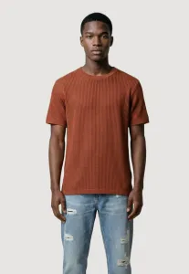 Классическая футболка стандартного кроя с матовым логотипом из пеноматериала. Antony Morato, Ruggine