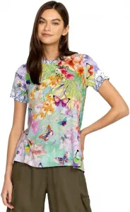 Футболка Johnny Was Cozumel Favorite с коротким рукавом и круглым вырезом